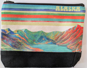SEVIGNY MAKEUP BAGS, Lg. black bottom