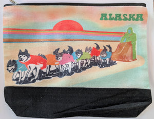 SEVIGNY MAKEUP BAGS, Lg. black bottom
