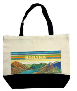 SEVIGNY WHITE TOTES w/BLACK STRAPS & BASE