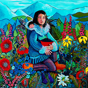 TRIPTYCH BERRY PICKER