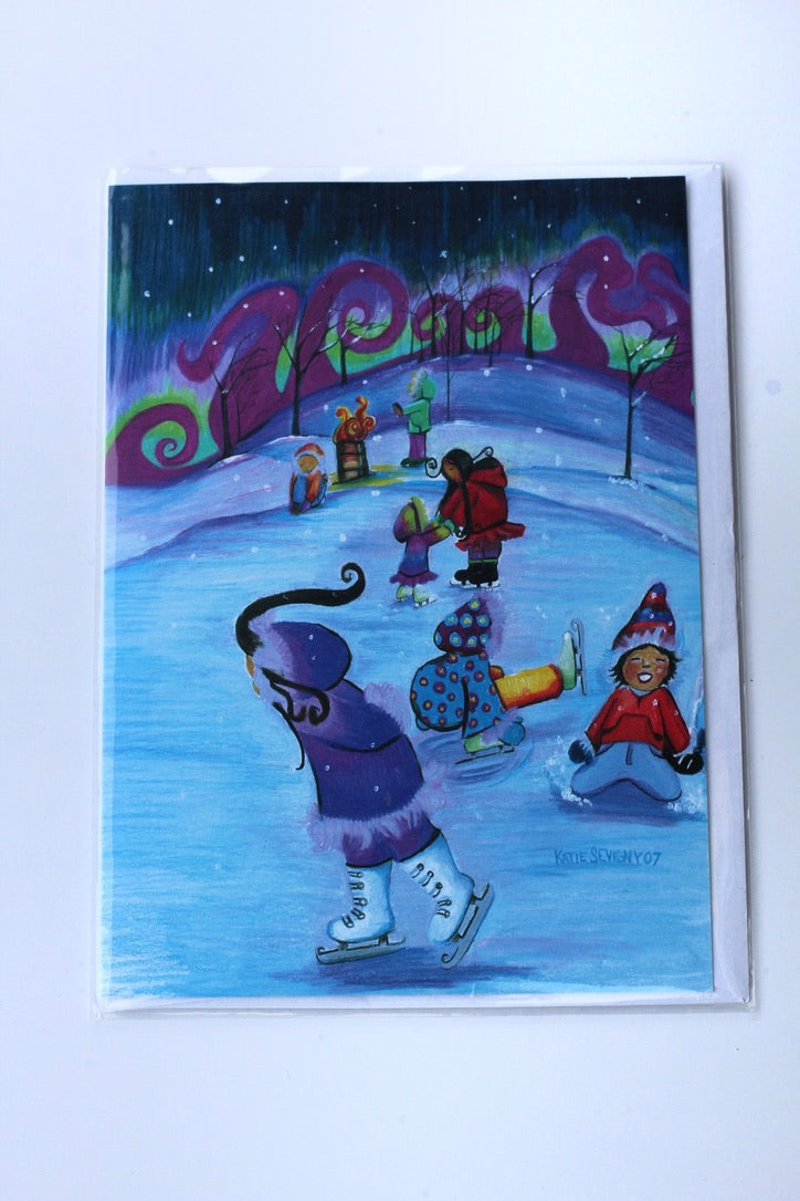 ICE SKATING ON THE LAGOON CARD