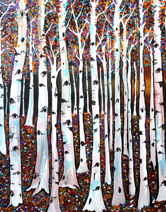 BIRCHWOOD FOREST IN COLOR